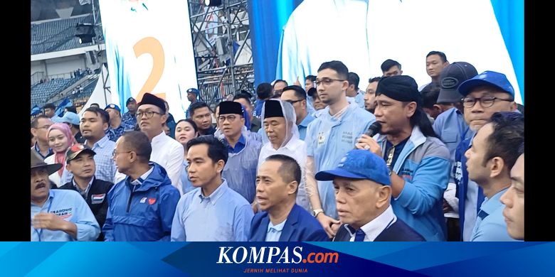 Kampanye di Bandung, Prabowo-Gibran Didampingi Erick Thohir, Hatta Rajasa, dan Raffi Ahmad