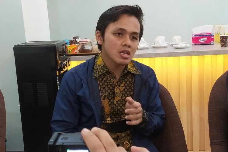 Koordinator Divisi Kampanye Publik ICW, Tibiko Zabar Pradano saat ditemui di Unika Semarang. Rabu (14/12/2022)