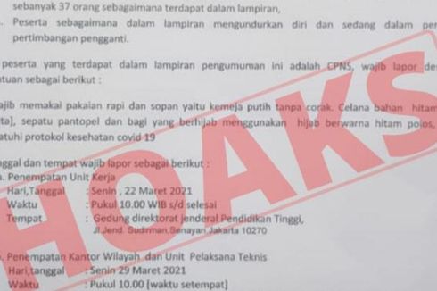 Beredar Surat Pemanggilan CPNS 2019, Kemendikbud Pastikan Itu Hoaks