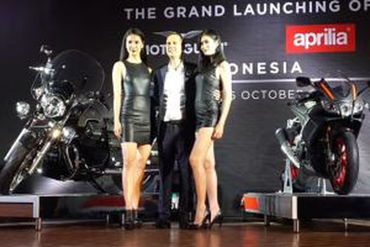 Piaggio Indonesia meluncurkan dua merek sepeda motor asal Italia untuk Indonesia, Aprilia dan Moto Guzzi.