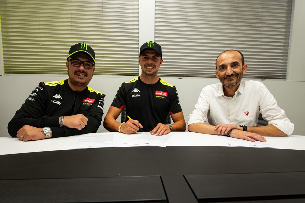 Fabio Di Giannantonio menandatangani kontrak dengan Pertamina Enduro VR46 dan Ducati untuk musim 2025/2026