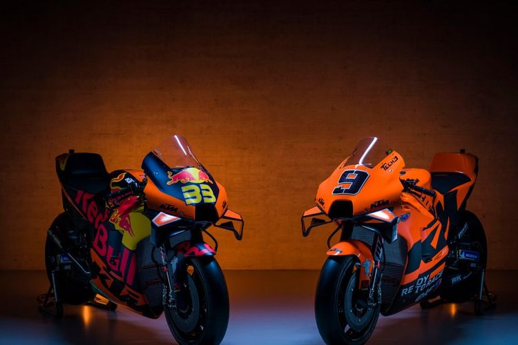 Livery KTM RC16 tim pabrikan dan tim satelit untuk MotoGP 2021