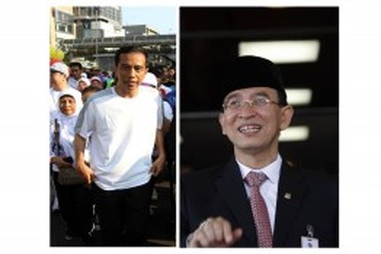 Joko Widodo (kiri) dan Suryadharma Ali (kanan)