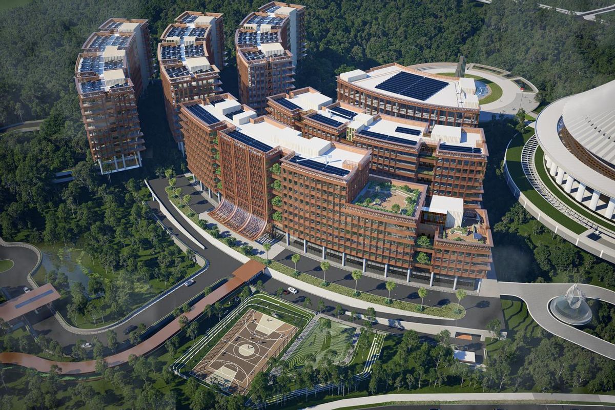 Kompleks apartemen dan perkantoran untuk ASN DPR RI di Ibu Kota Nusantara (IKN)