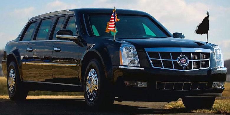 Limousine Presiden AS, Barack Obama, atau yang dikenal dengan sebutan The beast.