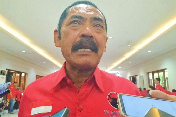Ketua Dewan Perwakilan Cabang (DPC) Solo Partai Demokrasi Indonesia Perjuangan (PDIP) FX Hadi Rudyatmo