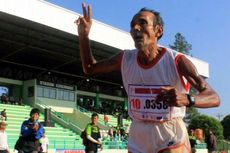 Darmiyanto, Tukang Becak Berusia 82 Tahun Ikut Lomba Lari di Cile