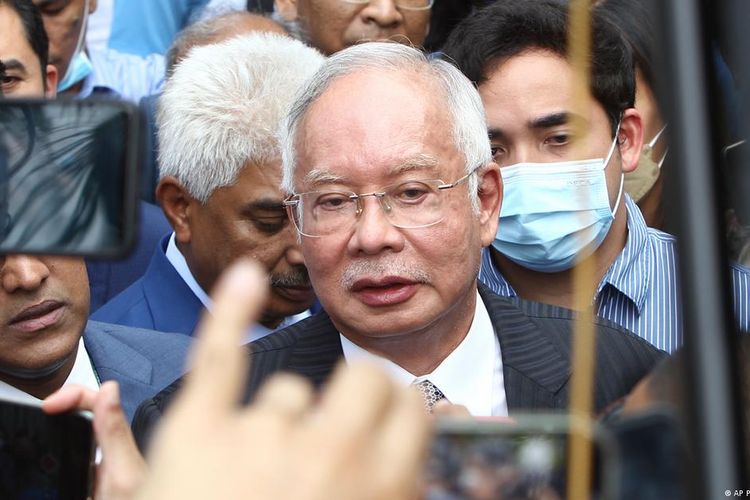 Mantan PM Malaysia Najib Razak kini mendekam dipenjara karena korupsi.