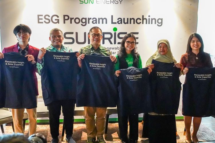 SUN Energy meluncurkan inisiatif ESG melalui program edukasi energi terbarukan bernama SUN RISE (SUN Renewable Insight & Solar Expertise) pada 30 April 2025.