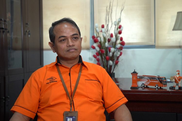 Executive General Manager KCU Pos Indonesia Bandung Arif Yudha Wahyudi. 