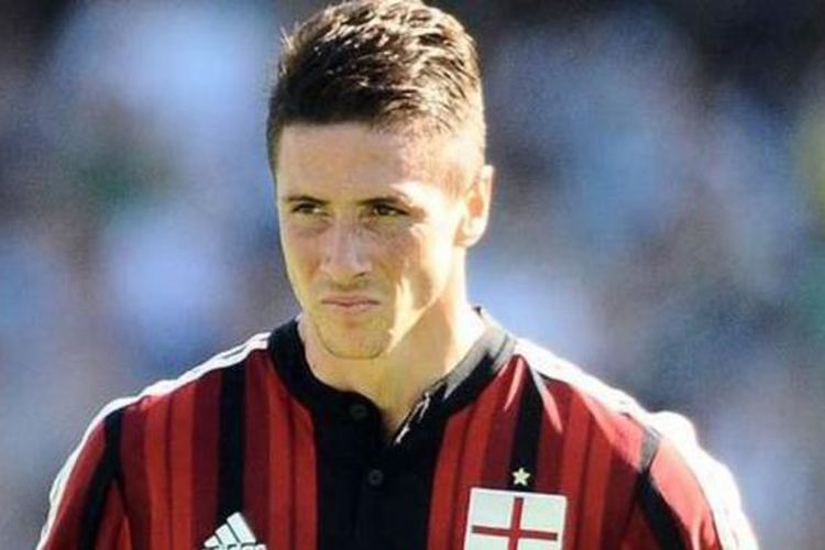 Penyerang AC Milan Fernando Torres.