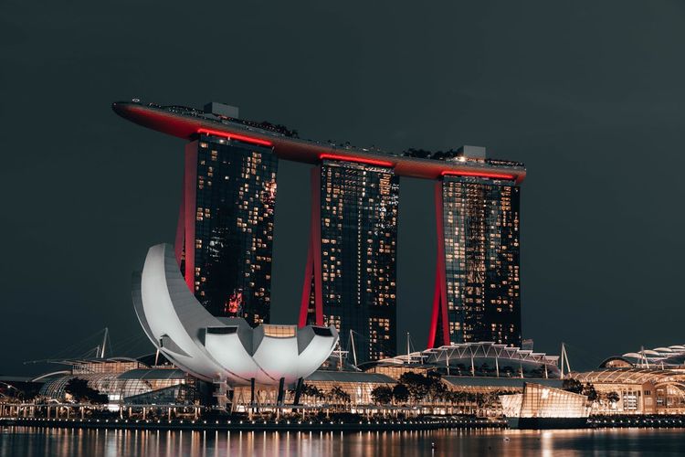 Marina Bay, salah satu ikon di Singapura yang banyak dikunjungi wisatawan.