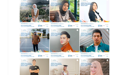 Tangkapan layar soal unggahan ASEAN Data Science yang ramai di Instagram. Apa itu?