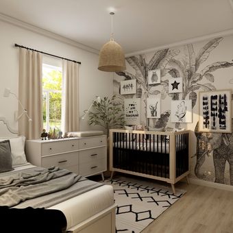 Ilustrasi kamar tidur anak