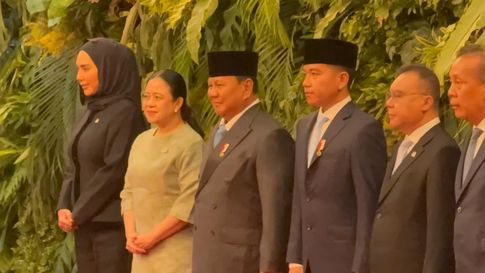 Prabowo Tiba di DPR Jelang Pembacaan KEM-PPKF 2027, Gibran Mendampingi