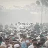 Shalat Istisqa Pontianak, KH Ahmad Zamroni Ajak Warga Introspeksi dan Hentikan Pembakaran Lahan