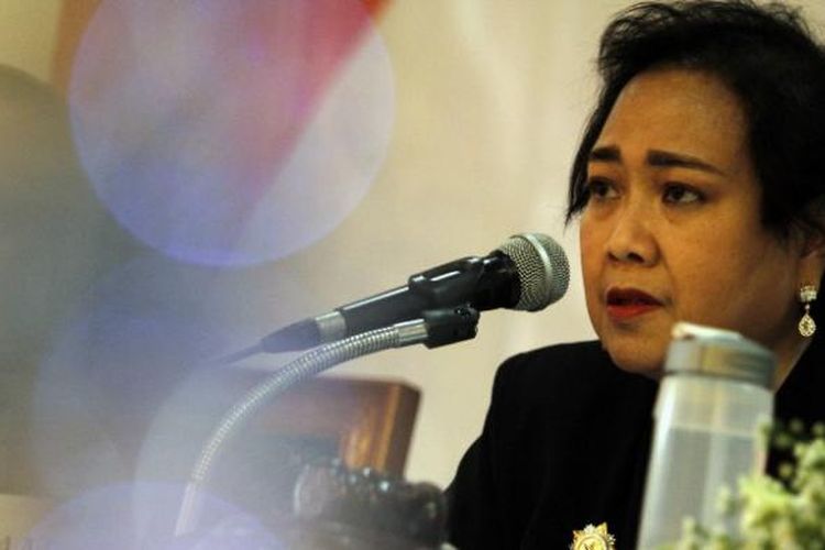 Rachmawati Soekarnoputri, saat menghadiri rapat kerja nasional partai Pelopor, di Hotel Maharadja, Jakarta Selatan, Minggu (3/4/2011). 