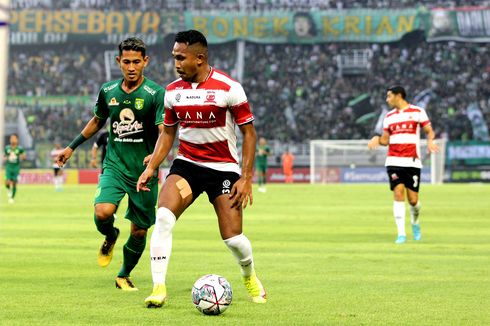 HT Persebaya Vs Madura United: Silvio Junior Buka Keran Gol, Skor 1-1