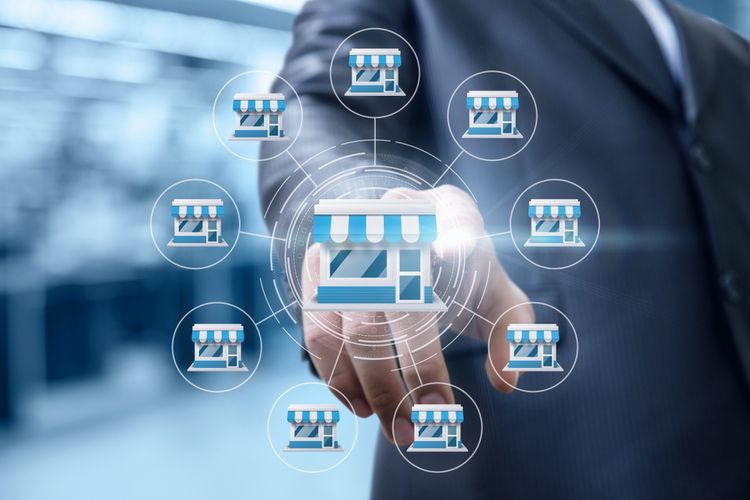 Ilustrasi franchise atau waralaba.