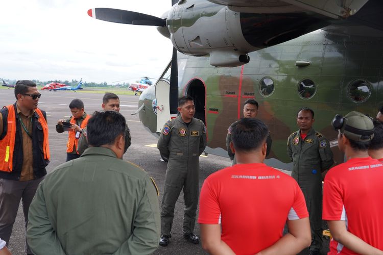 Pengarahan kegiatan TMC di Provinsi Sumatera Selatan bersama TNI AU, BRIN, dan BMKG yang dilaksanakan pada Juni 2023.

