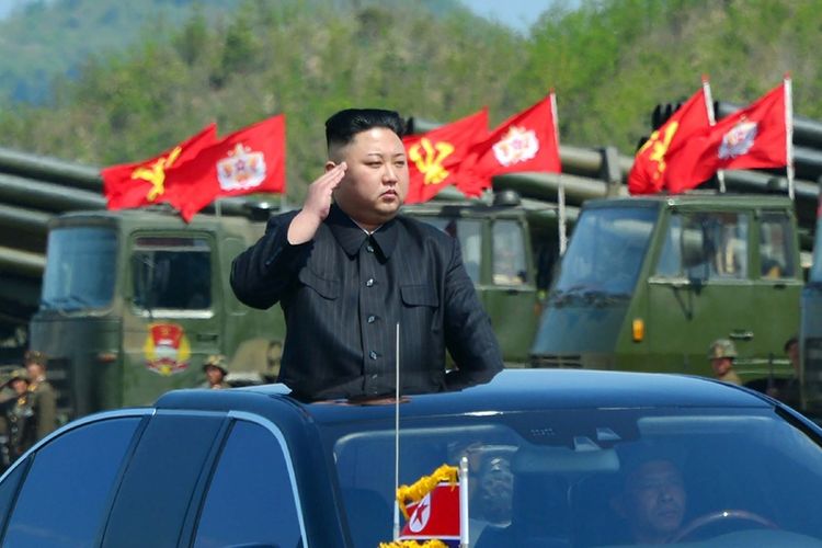 Pemimpin Korea Utara, Kim Jong Un.