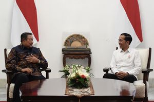 Jokowi Antarkan SBY hingga Mobil Sebelum Tinggalkan Istana Bogor
