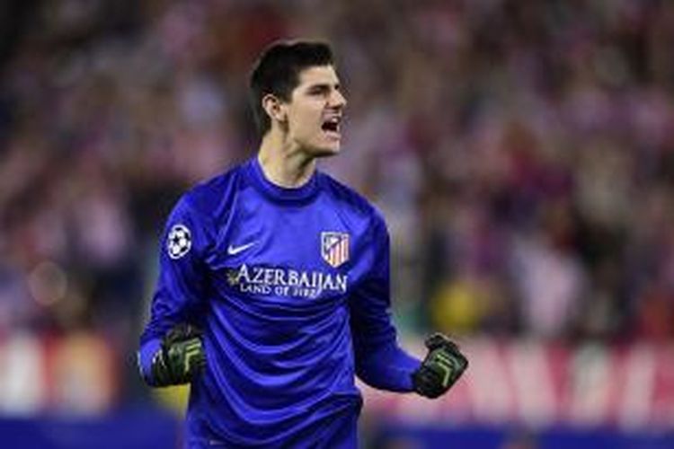 Kiper Atletico Madrid, Thibaut Courtois.