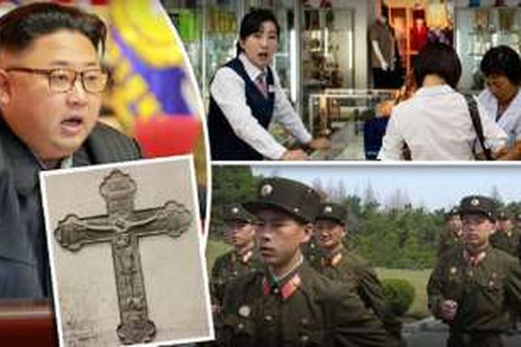 Rezim Korea Utara merazia toko-toko yang menyediakan salib dan melarang semua produk yang menyerupai salib.