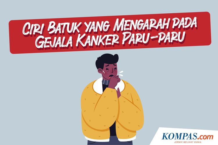 Foto Infografik Ciri Batuk Yang Mengarah Gejala Kanker Paru Paru