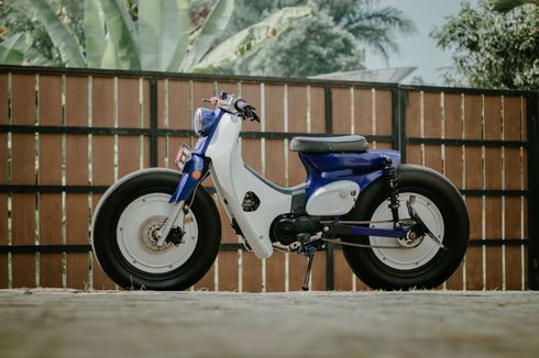 Honda Astrea Prima Diubah Jadi Streetcub Futuristis