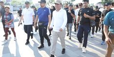 Jogging Bersama Insan Pers, Gubernur Kalteng Tekankan Pentingnya Komunikasi Terbuka Pemerintah dan Media