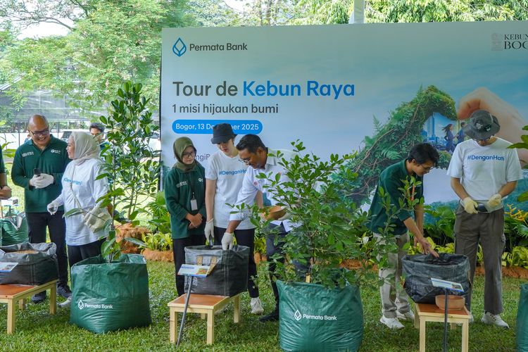 Permata Bank bekerja sama dengan PT Mitra Natura Raya (Kebun Raya Bogor) mengadakan Tour de Kebun Raya pada Sabtu (13/12/2025) di Kebun Raya Bogor, Jawa Barat.