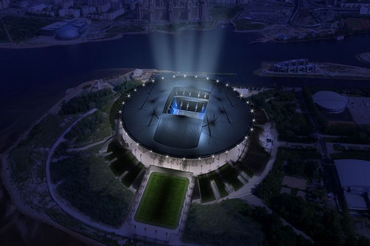Stadion Saint Petersburg di Rusia. 