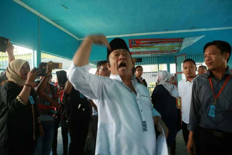 Kehabisan surat suara, Bekaa Bupati Lampung Selatan ngamuk di Lapas Rajabasa