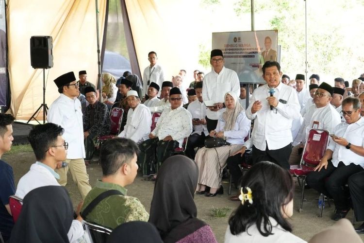 Kegiatan Rembug Warga Peningkatan Kapasitas Masyarakat Pesisir Berbasis Pesantren yang digelar di Kabupaten Cirebon, Jawa Barat, Kamis (17/7/2025).