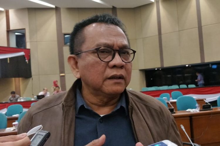 Wakil Ketua Badan Anggaran DPRD DKI Jakarta Mohamad Taufik di Gedung DPRD DKI Jakarta, Jakarta Pusat, Kamis (13/9/2018).