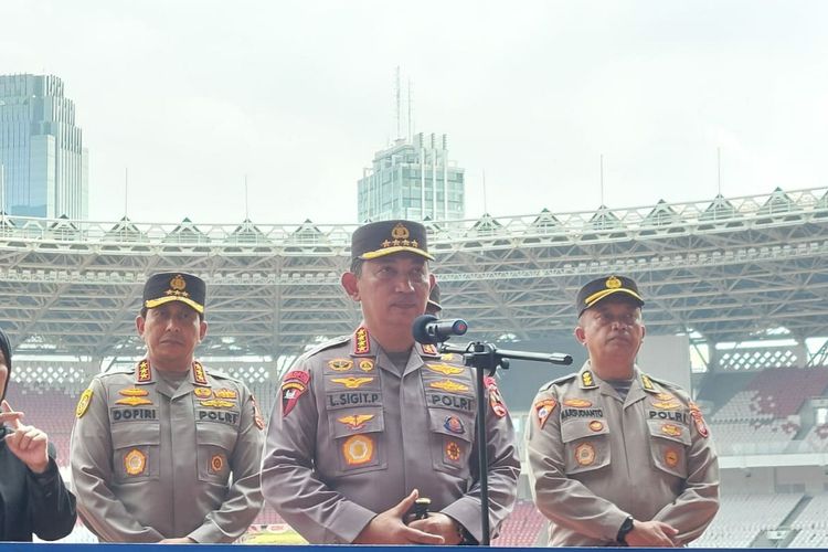 Kepala Kepolisian Negara Republik Indonesia (Kapolri) Jenderal Listyo Sigit Prabowo di GBK Senayan, Jakarta, Selasa (20/12/2022).