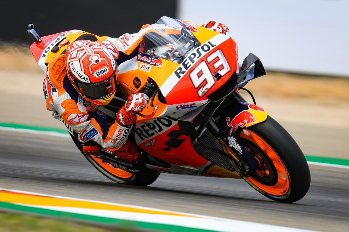 Marquez raih pole position di MotoGP Aragon 2019