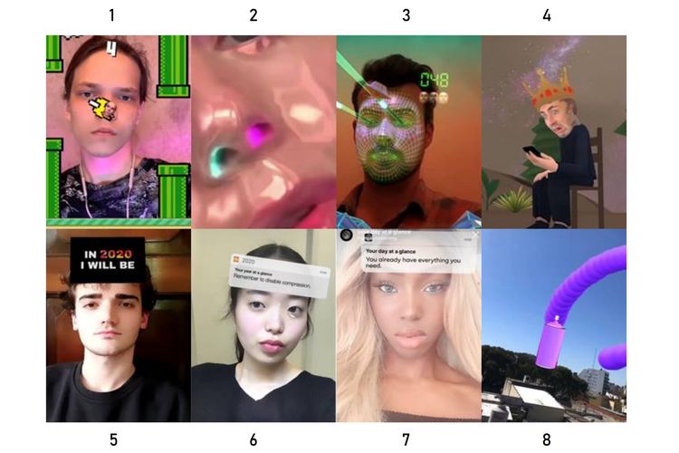 Filter AR yang berhasil menarik minat para pengguna Instagram Stories.