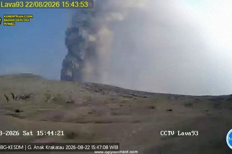 Gunung Anak Krakatau Erupsi 9 Kali, PVMBG: Aktivitas Masih Fluktuatif