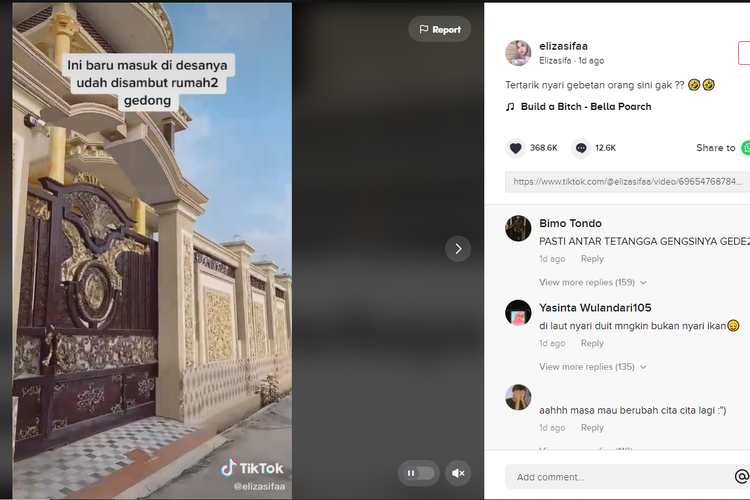 Viral di TikTok, kampung nelayan mewah di Desa Bendar, Kecamatan Juwana, Kabupaten Pati, Jawa Tengah