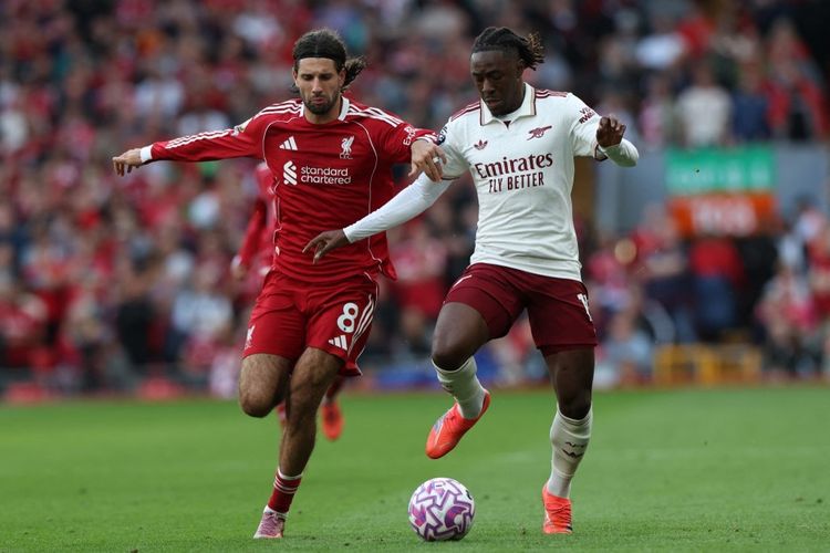 Hasil Liverpool Vs Arsenal 1-0, Statistik Eberechi Eze di Laga Debut