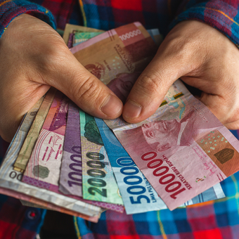 Ilustrasi rupiah, uang rupiah. 