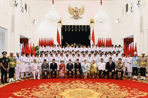 Daftar Nama 76 Paskibraka yang Dikukuhkan Jokowi Jadi Pengibar Bendera di Istana Merdeka