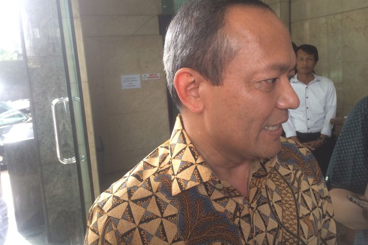 Kepala Lembaga Pendidikan dan Pelatihan Polri Komjen Arief Sulistyanto saat ditemui sebelum mengikuti acara pisah sambut Kabareskrim baru di Gedung Bareskrim, Gambir, Jakarta Pusat.