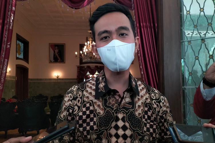 Wali kota Solo Gibran Rakabuming Raka saat ditemui di Loji Gandrung, Senin (21/11/2022)