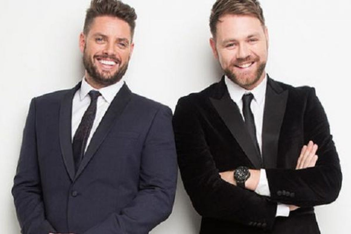 Keith Duffy (kiri) dan Brian McFadden (kanan) membentuk Boyzlife. Band baru itu akan mulai menggelar tur pada Oktober 2016.