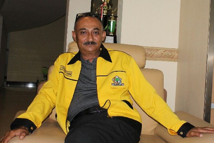 Ketua DPRD Kabupaten Sumba Timur, Ali Oemar Fadaq saat ditemui Kompas.com di Waingapu, pada Senin (20/7/2020) malam. 
