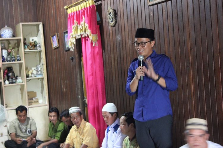 Calon anggota legislatif DPRD provinsi Kalimantan Tengah Asrari Puadi.