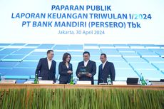 Bank Mandiri Raup Laba Bersih Rp 12,7 Triliun pada Kuartal I-2024  